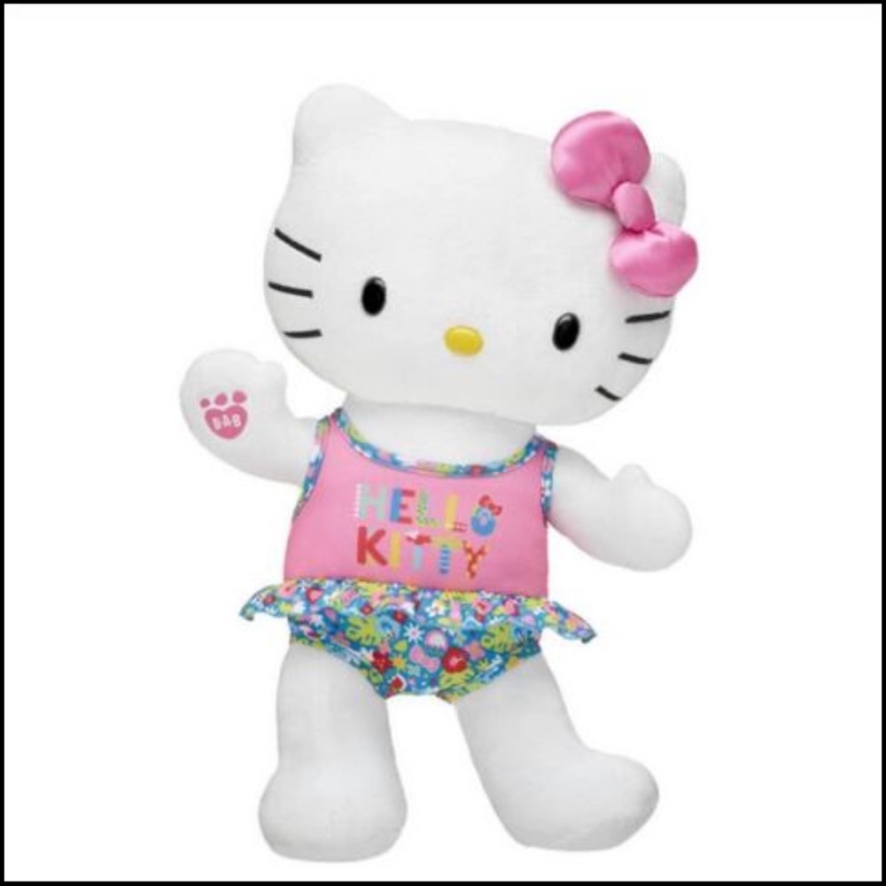 Build A Bear Hello Kitty Sanrio Summertime 19" Tall Plush new - Picture 7 of 7